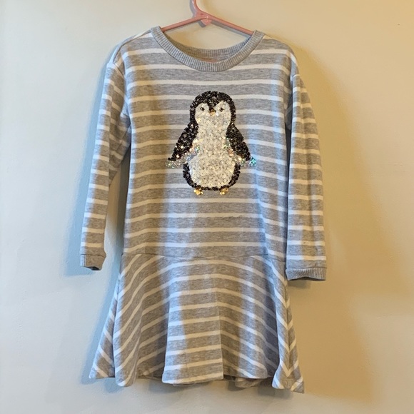 Gymboree Sequins Penguin Skater Dress
